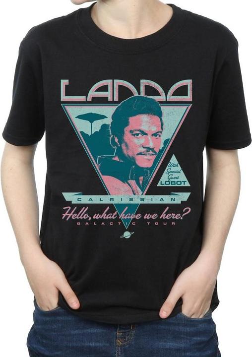 Actual product image Star Wars Boys Lando Calrissian Rock Poster T-Shirt (140, 146)