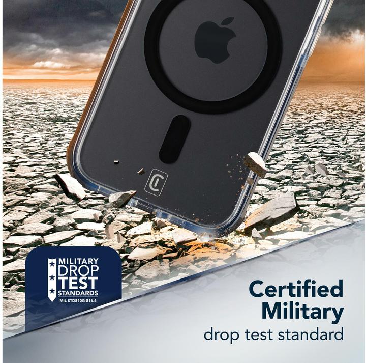 Actual product image Cellularline Cellular Line Back Cover Cube Mag Case iPhone 17 Pro Max - Orange (Apple iPhone 17 Pro Max)