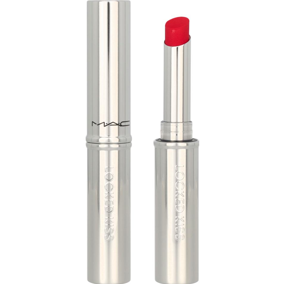 Mac Cosmetics Marrone Rossetto + Lucidalabbra, M.a.c. Locked Kiss Rossetto Taboo (Tabù)