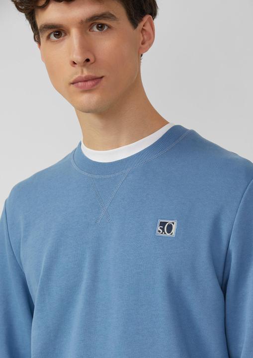 Produktbild s.Oliver Sweatshirt Weiches Sweatshirt aus Baumwollmix mit Crew Neck (L)