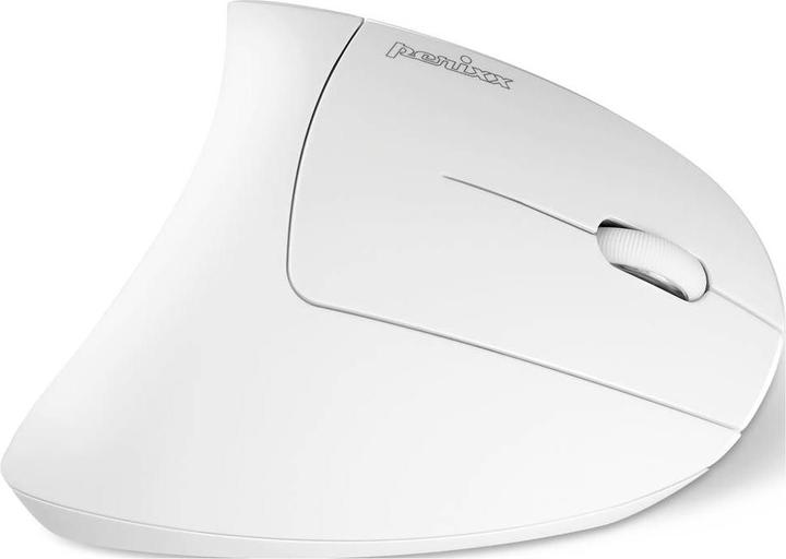 Produktbild Perixx PERIMICE-713 N W Ergonomische Maus Funk Weiss 6 Tasten 1000 dpi, 1500 (Kabellos)