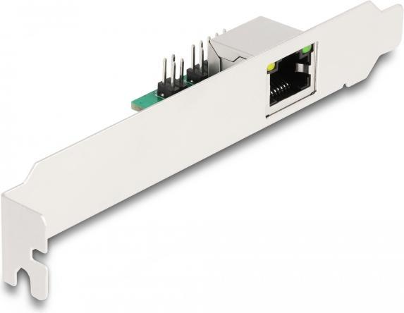 Actual product image Delock Mini PCIe I/O PCIe half size 1 x RJ45 2.5 Gigabit LAN (Ethernet, Mini PCI Express, PCIe)