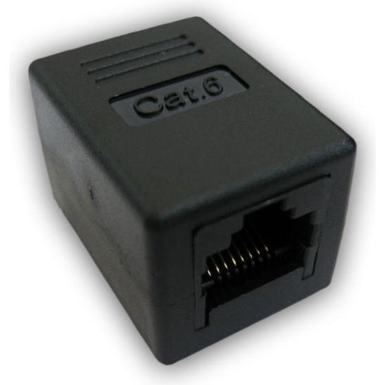 Datacom Coupler UTP CAT6 2xRJ45 (8p8c) Straight Black (Accoppiamento di rete), Accessori di rete