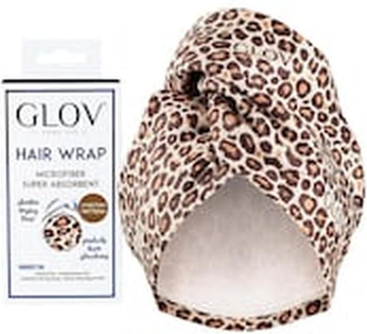 Image du produit Glov Hair Wrap Soft Turban Na WÅ'osy Cheetah