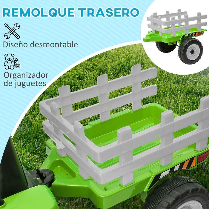 Actual product image Swisshandel24 Electric tractor, trailer, remote control, ride-on tractor, MP3 function