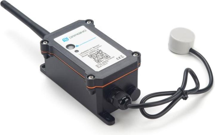 Actual product image Dragino DDS20-LB LoRaWAN Ultrasonic Liquid Level Sensor Node 868MHz