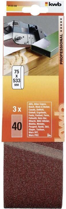 Actual product image kwb Sanding belt (40)