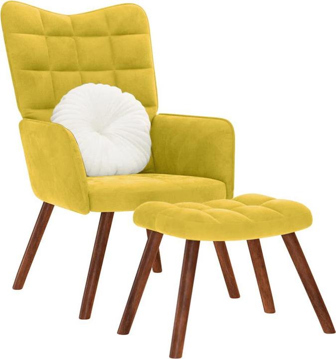 Image du produit vidaXL Relaxsessel mit Hocker