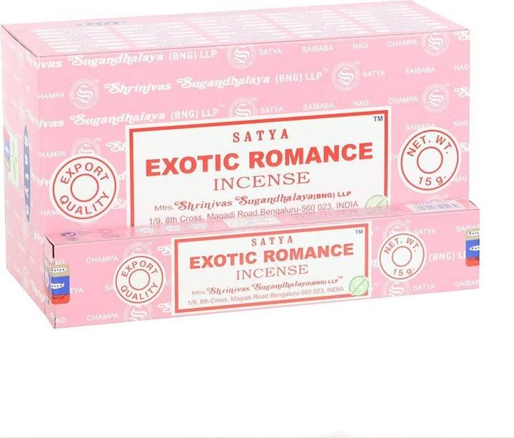 Produktbild Nag Champa Räucherstäbchen Exotic Romance 12erPack