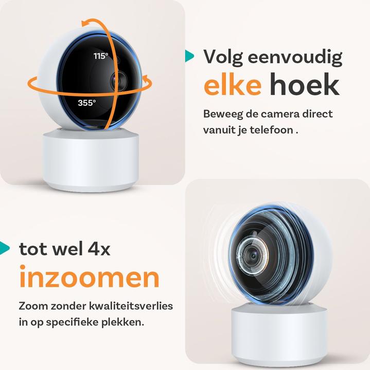 Actual product image Pora&Co Tuya Security Camera