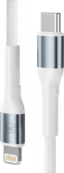 Produktbild 3MK Kabel Hyper Cable N-SERIES USB-C do Lightning 1m 9V/2A 20W biały (1 m, 20 W)