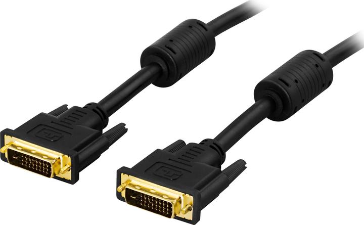 Produktbild Deltaco DVI monitorkabel Dual Link DVI-D ha - 10m - Digital/Display/Video (10 m, DVI)