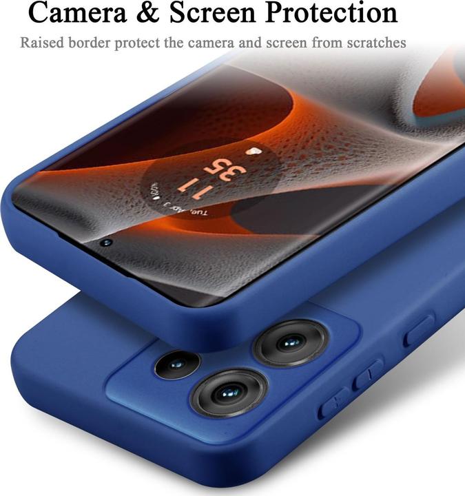Actual product image Cadorabo Case for Motorola Edge 50 Pro TPU in liquid protection design (Motorola Edge 50 Pro)