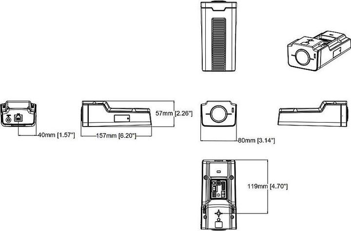 Produktbild Axis P1387-B 1/2.7IN IMAGE (2592 x 1944 Pixels)