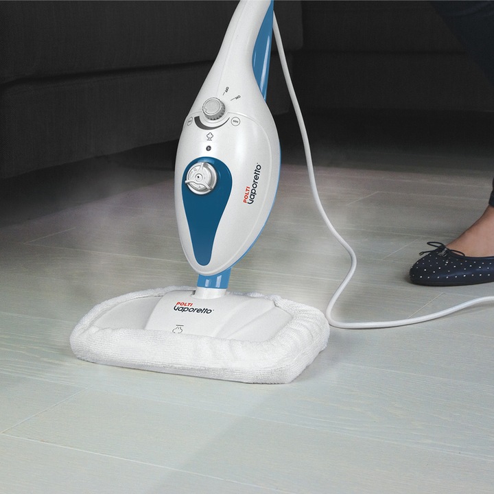Actual product image Polti Vaporetto SV220 Upright Steam Cleaner Turquoise (1300 W)
