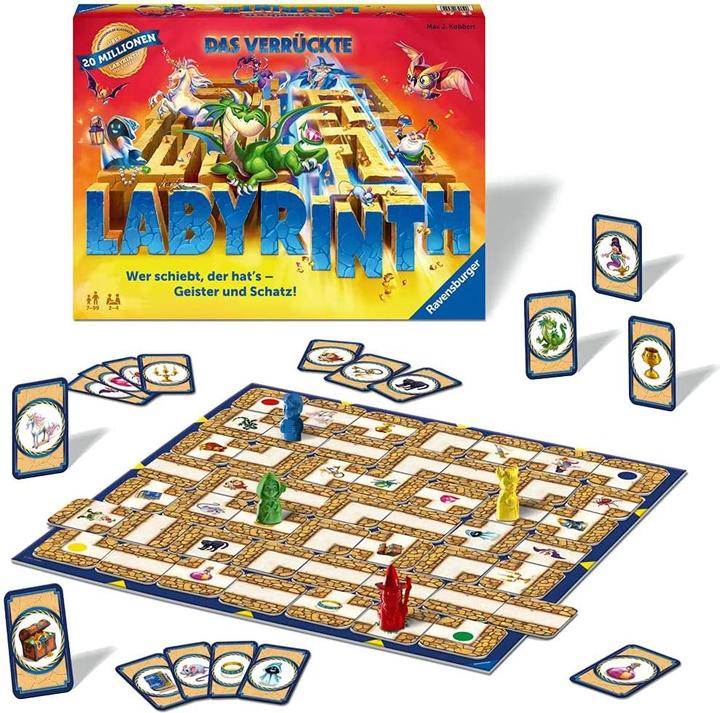 Actual product image Ravensburger The Crazy Labyrinth (German, 2 - 4 Players)