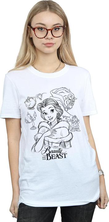 Produktbild Disney Beauty And The Beast Collage Sketch TShirt (4XL)