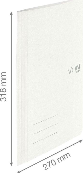 Image du produit von Dossier rapide avec mécanisme d'agrafage, A4, blanc, 10 pièces (A4, 10x)