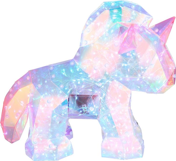 Produktbild Globo Brondar LED Tischleuchte 4W Klar Kristall Effekt 26cm 28088N