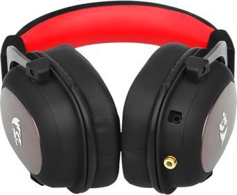 Actual product image Redragon H510 Zeus Headset Wired Head-band Gaming USB Type-A Black, Pink, Red (Cable)