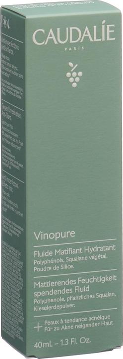 Actual product image Caudalie Vinopure Fluide Matifiant Hydratant (40 ml, Face gel)