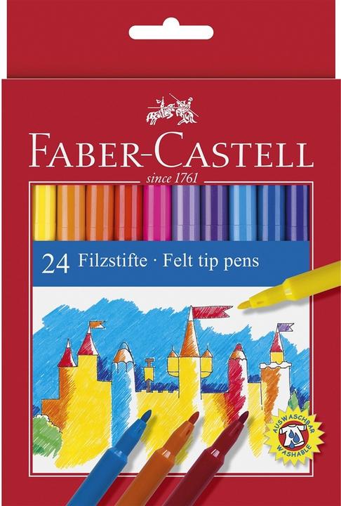 Produktbild Faber-Castell Farbmarker 24 Stück (24x)