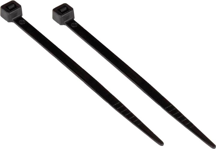 Produktbild Good Connections Kabelbinder 100 mm x 2,5 mm, schwarz, UL, UV-resistent, -40 °C bis +85 °C, 100 Stück, Good Connectio (Kunststoffkabelbinder, 100 mm, 100 Stk.)