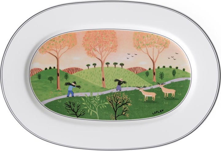 Platte oval Design Naif