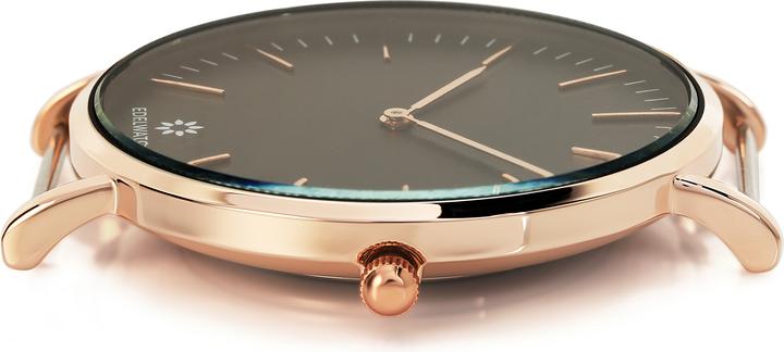 Image du produit Edelwatch Montre 41 mm (Men) cadran doré fond noir (pile non incluse) Bracelet noir