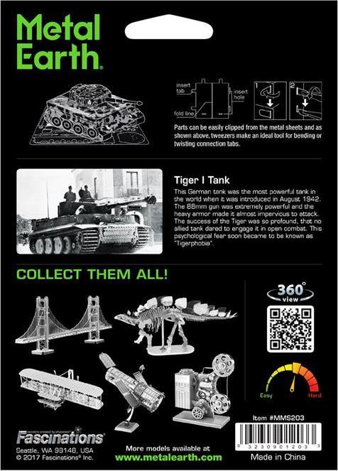 Produktbild Metal Earth Tiger I Tank