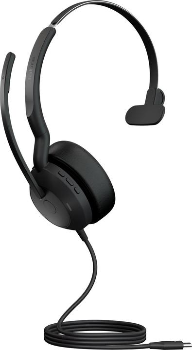 Actual product image Jabra Evolve2 50 USB-C UC Mono (Cable, USB-C, Microsoft teams, Zoom)