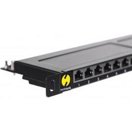 Thumbnail - Netrack 104-13 patch panel 19 24, Server Zubehör, Schwarz