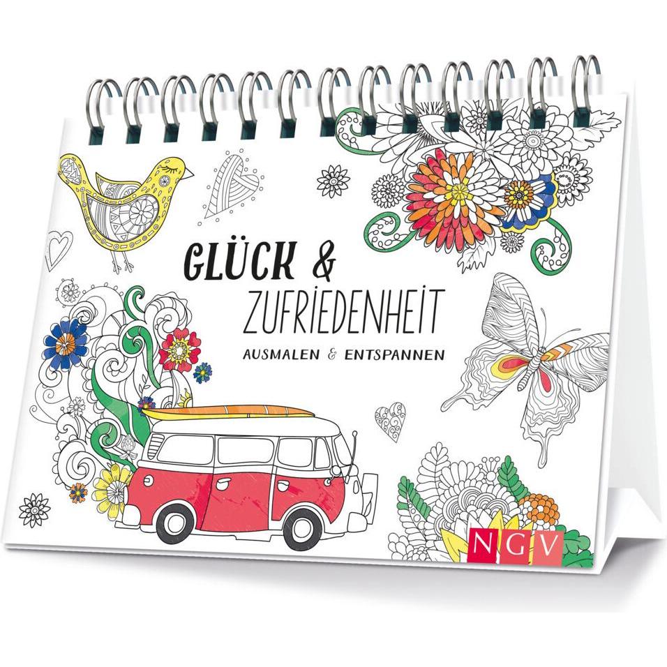Naumann + Göbel Glück & Zufriedenheit. Ausmalen - Aufstellen - Entspannen