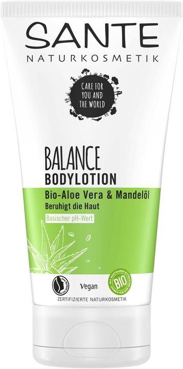 Image du produit Sante Lotion corporelle Balance Bio-Aloe & huile d'amande douce (Crème pour le corps, 150 ml)
