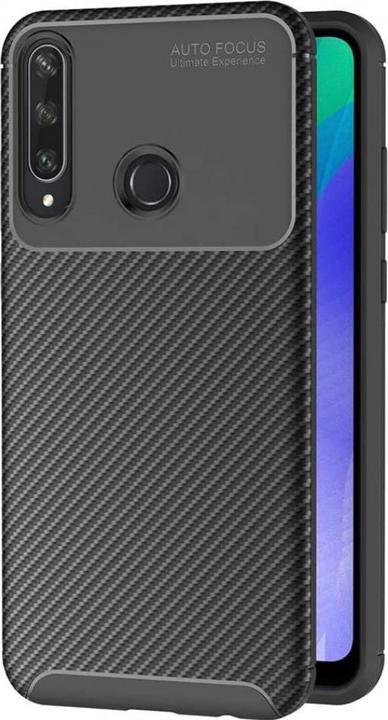 Actual product image Screenguard Huawei Y6p Cover Carbon Design TPU Case (Huawei Y6p)