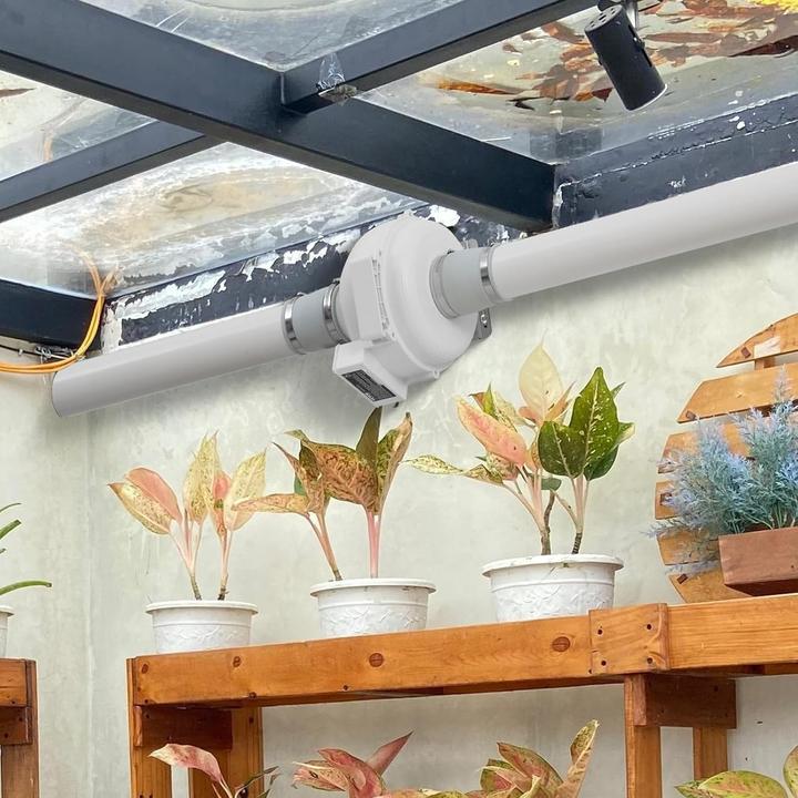 Actual product image Vevor Radon Fan Installation Kit