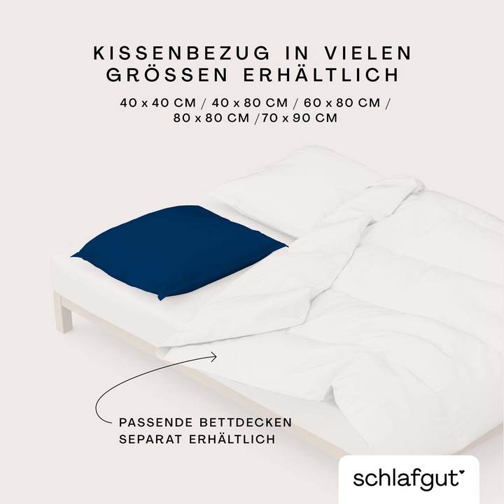 Immagine prodotto schlafgut Knitted Jersey (Copripiumino, 40 x 40 cm)