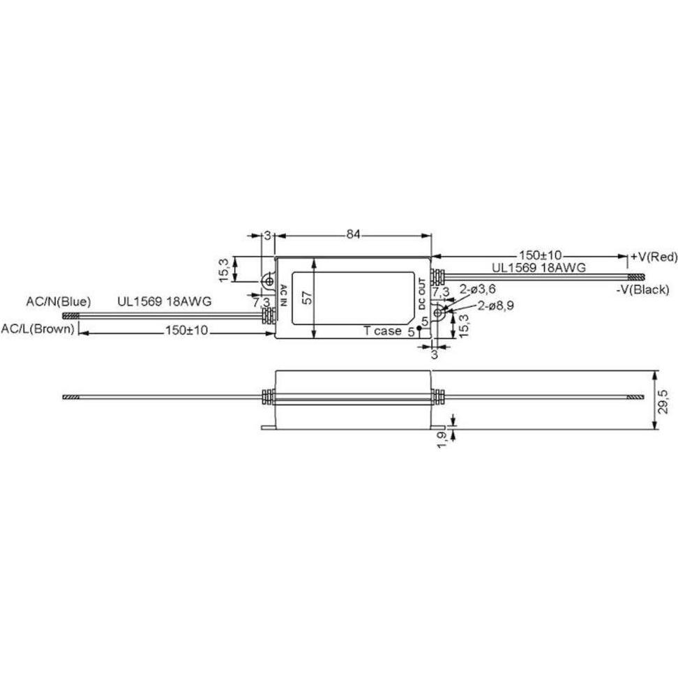 Thumbnail - MeanWell, Zubehör Beleuchtung, LEDTreiber Konstantstrom