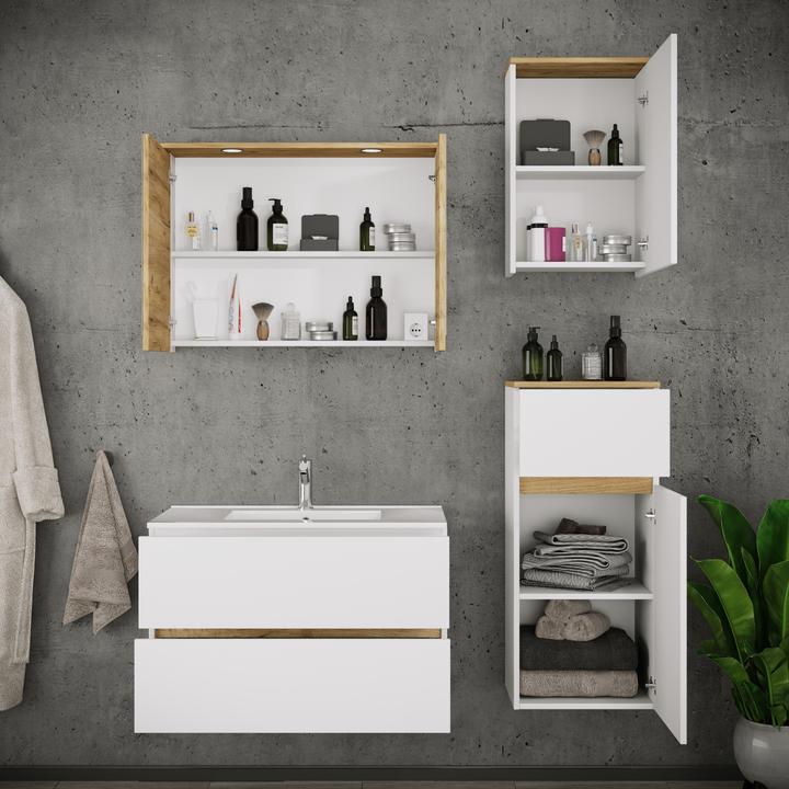 Produktbild VCM Badmöbel-Set mit Waschbecken Cosila-I 81