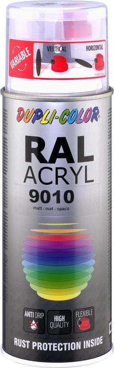 Dupli-Color Vernice acrilica (Bianco puro, 0.40 l)