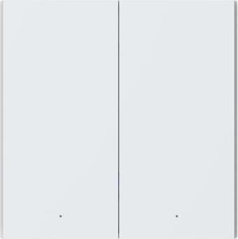 Produktbild Aqara AQAZWS-EUK04 - Smart Wall Switch H1 White With Neutral, Double Rocker (Zigbee)