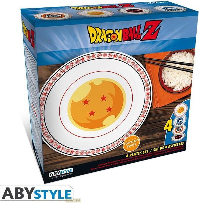 Actual product image ABYstyle Dragon Ball Hero Set of 4 Plates : Emblems
