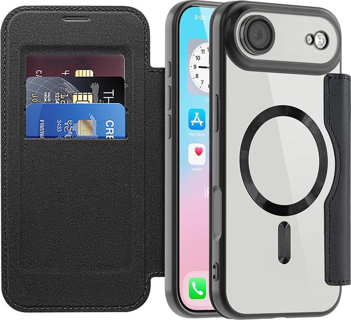 Produktbild Techsuit - SmartMag Book Case - iPhone 17 Air - Black (Apple iPhone 17)