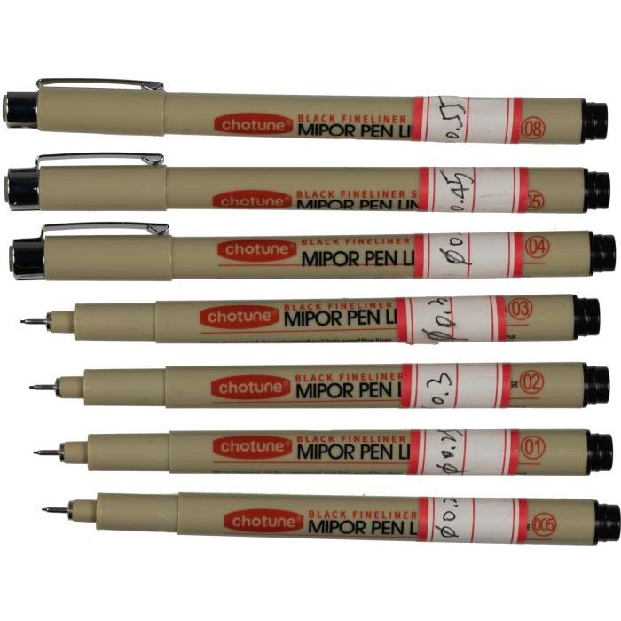 Thumbnail - Frech, Schreibstifte, Fineliner Art Designdose (Multi, 11 x)