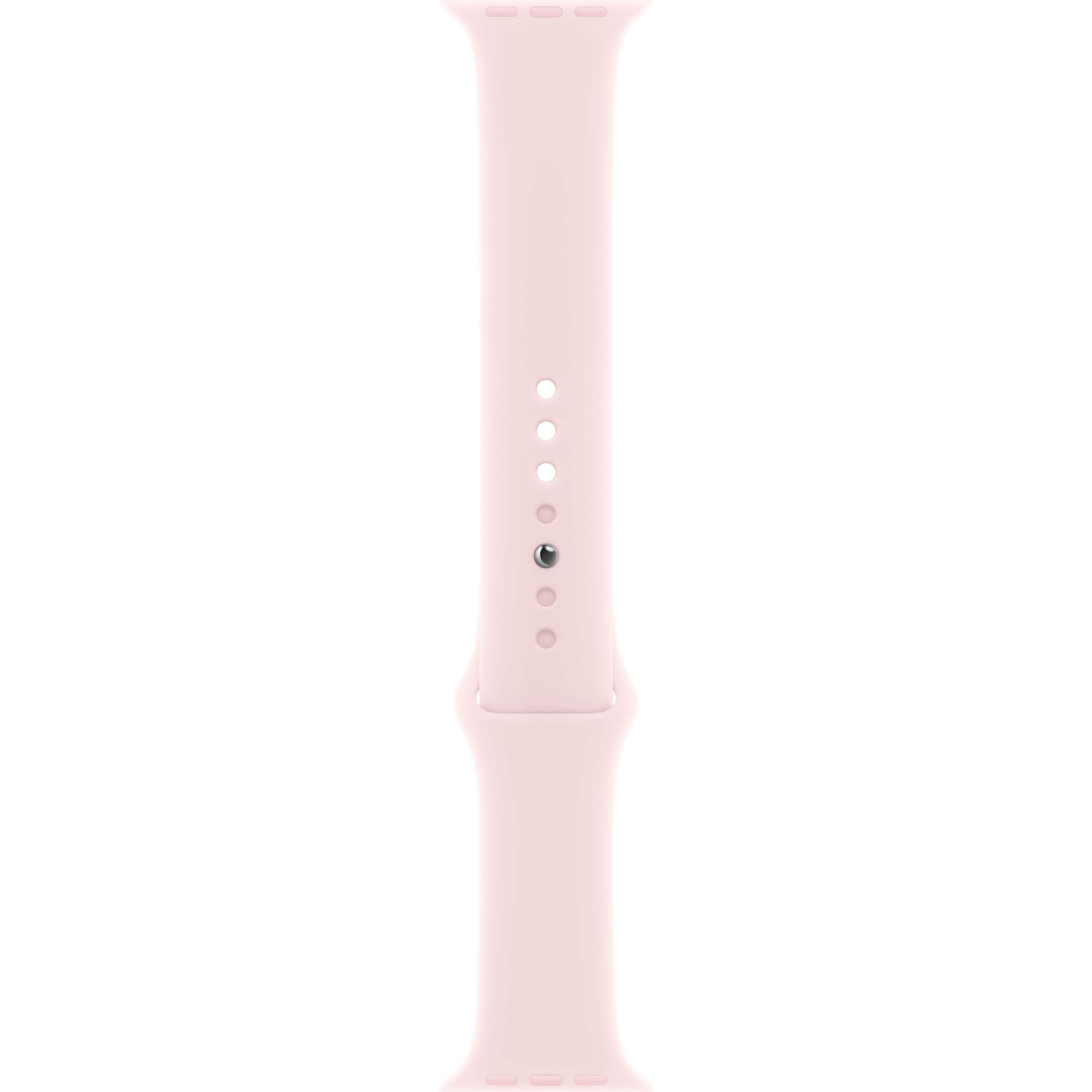 Apple Sportarmband (41 mm, Fluorelastomer, Apple Watch Series 9), Uhrenarmband, Pink