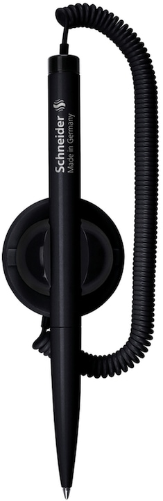 Actual product image Schneider Biros Klick-Fix-Pen 1mm black document-proof Barrel colour: black (Black, 1 x)