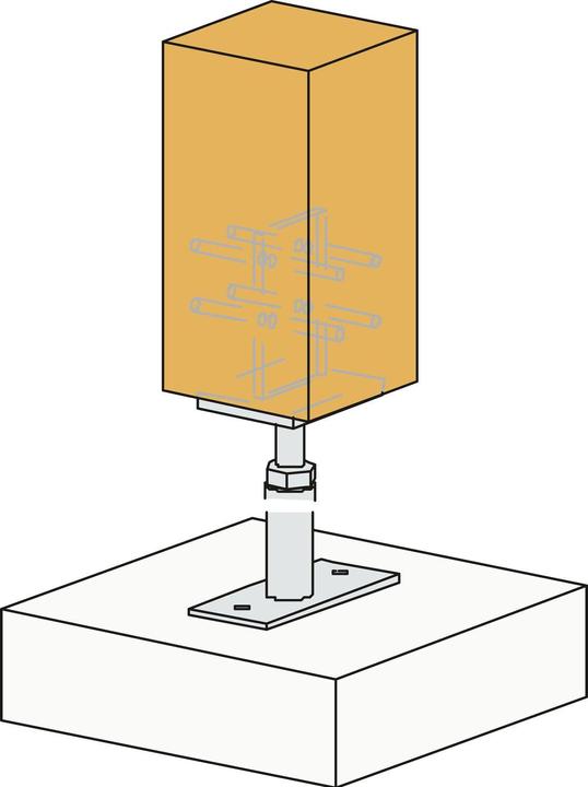 Produktbild Simpson Sst Stützenfuss (Stützenfuss, 1 Stk.)