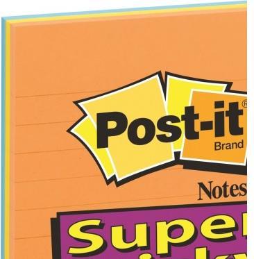 Actual product image Post-it Super Sticky Notes (152 x 102 mm)