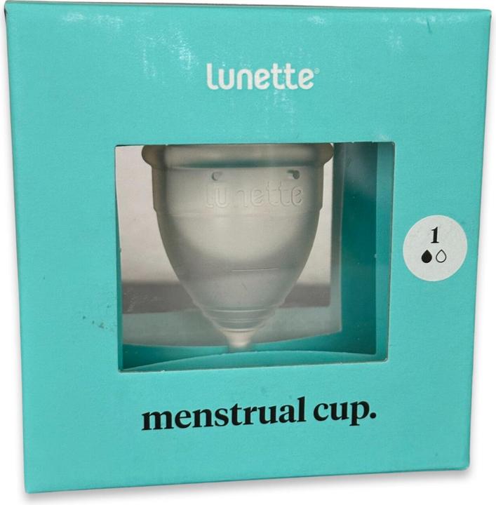 Actual product image Lunette Menstrual cup