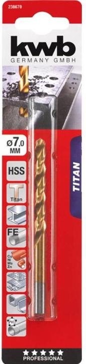 Actual product image kwb TITANHSSpiral drill (7 mm)